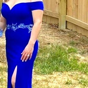 Royal Blue Maxi dress
